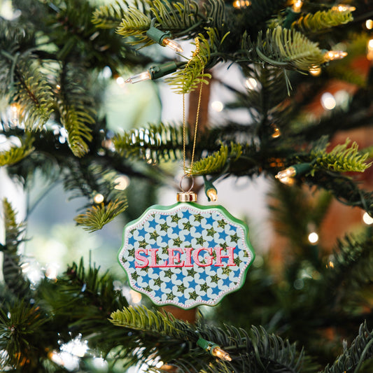 Scallop Ornament - Sleigh