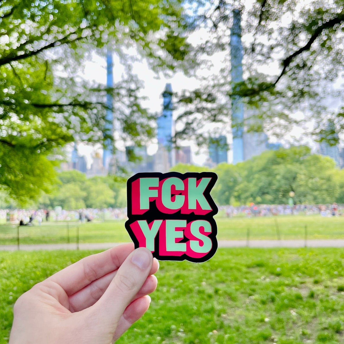 FCK YES // Sticker