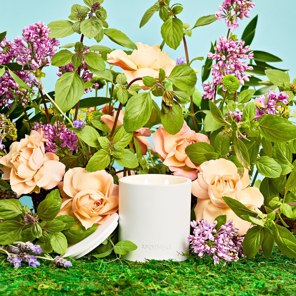 Holy Basil and Rosewater 2-Wick Candle