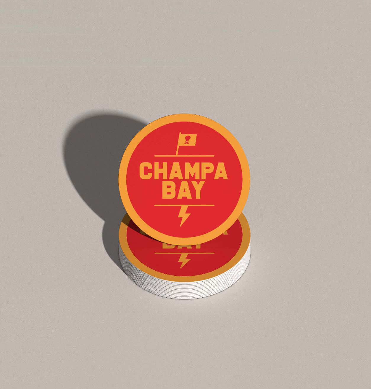 Champa Bay Bucs // Coaster Set (4)