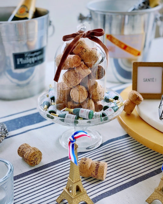 mini FIZZY CHAMPAGNE CANDLES - SET OF 12