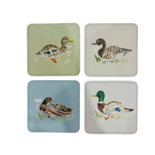 Duck, Duck Coasters, Set of 4