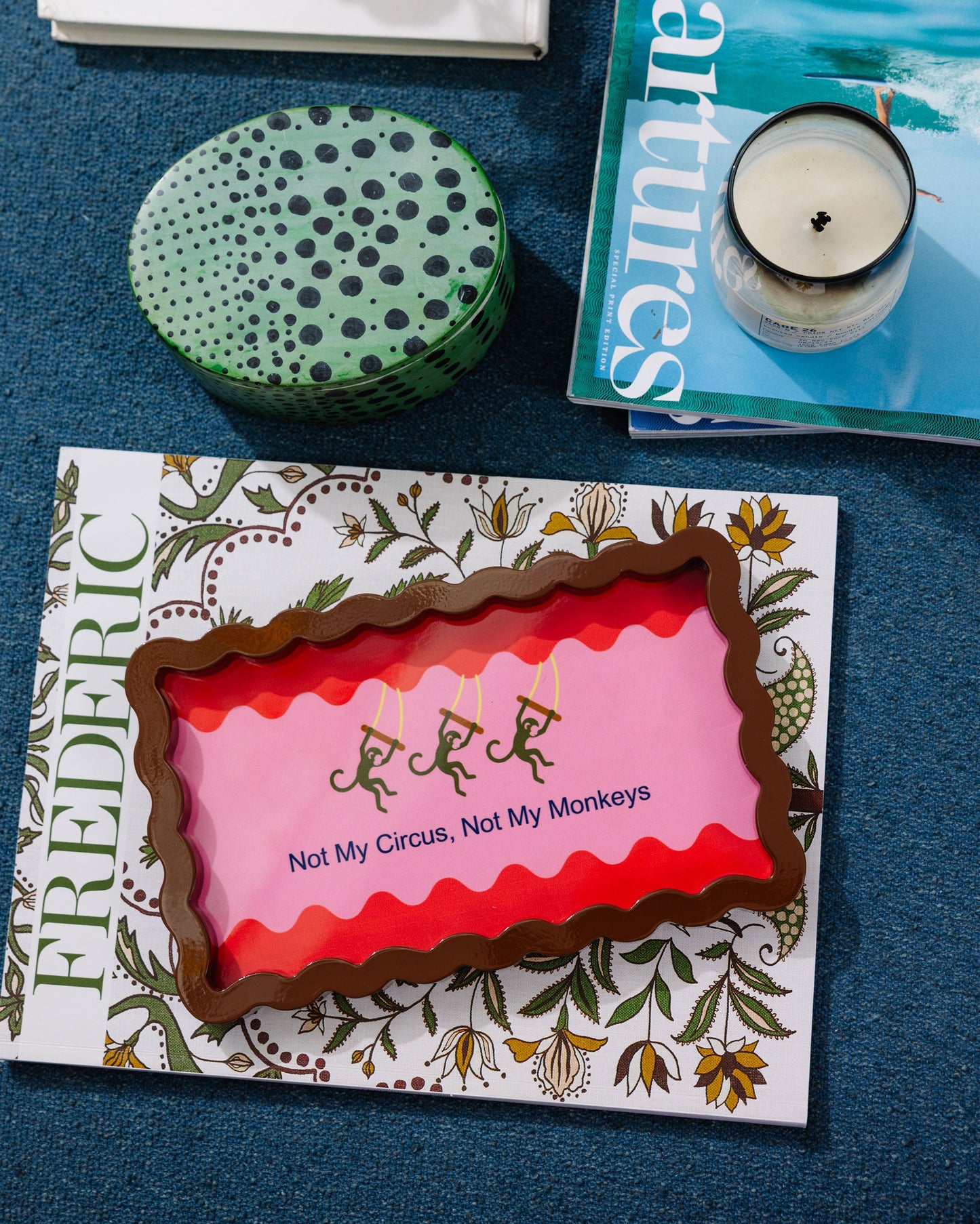 Not My Circus Lacquer Tray