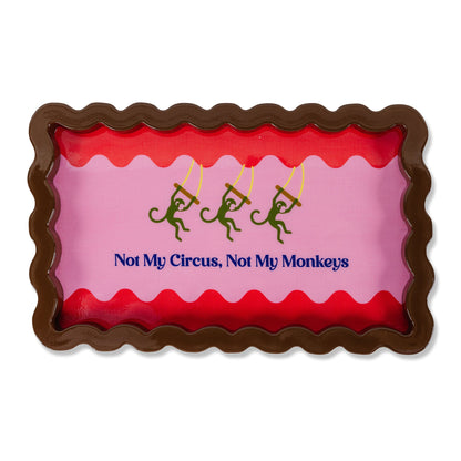 Not My Circus Lacquer Tray