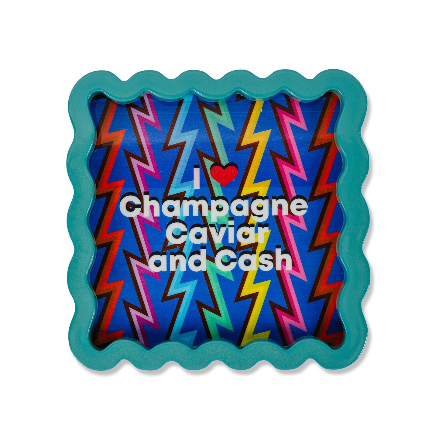 Champagne Caviar Lacquer Tray