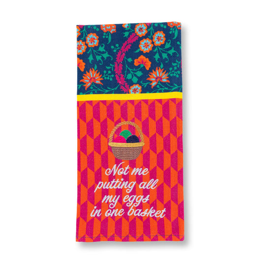Eggs Basket Dish Towel