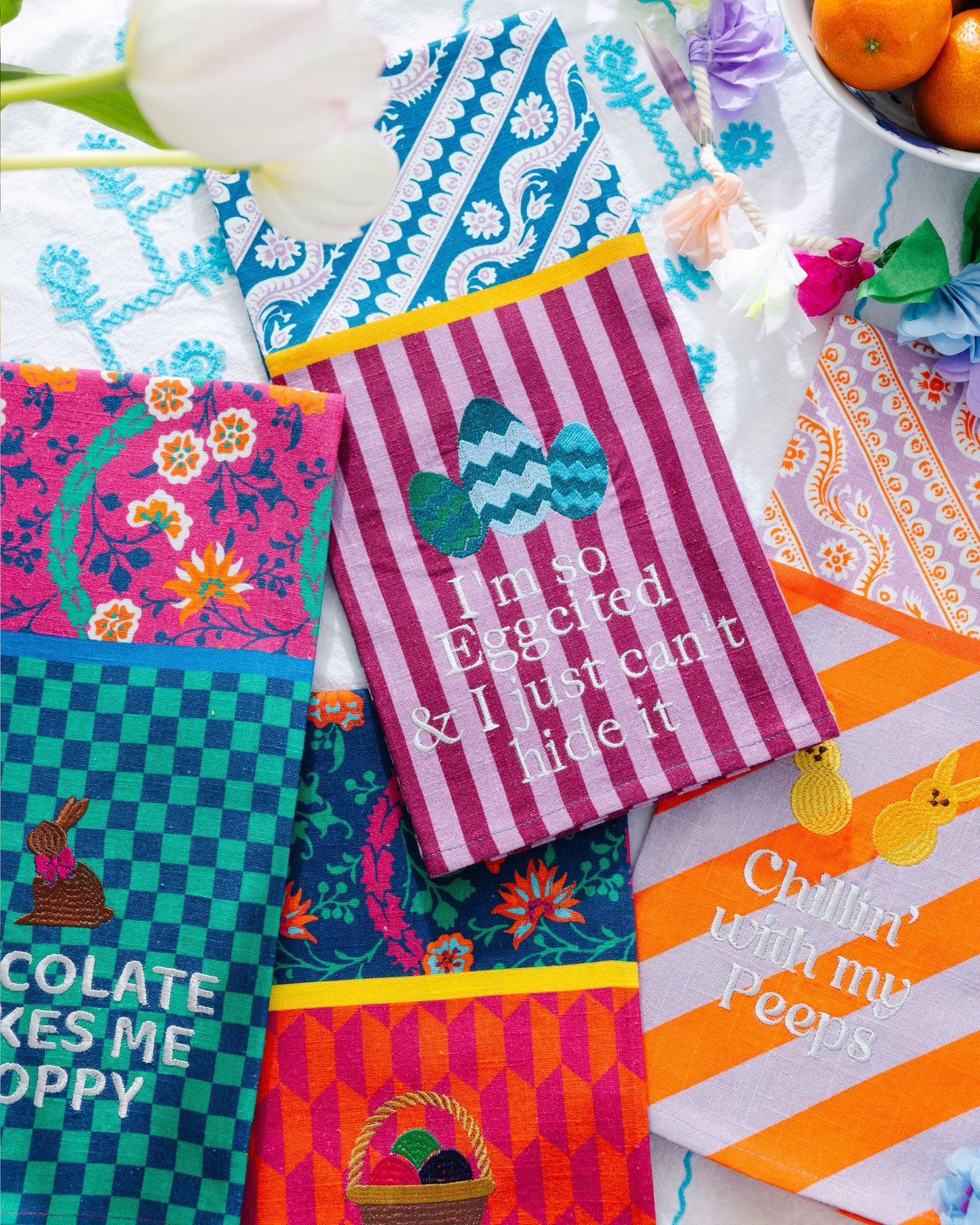 So Eggcited Dish Towel