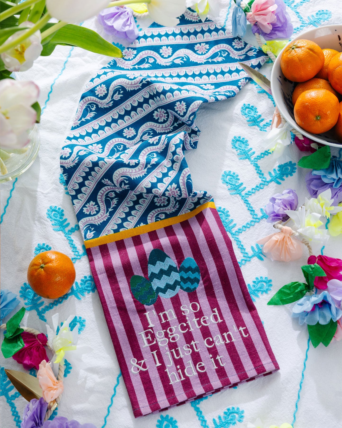 So Eggcited Dish Towel