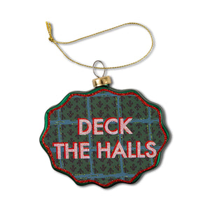 Scallop Ornament - Deck the Halls