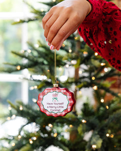 Scallop Ornament - Merry Little Cocktail