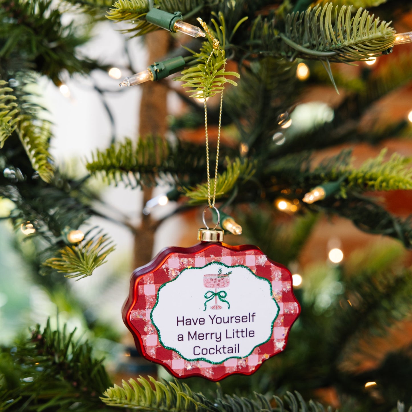 Scallop Ornament - Merry Little Cocktail