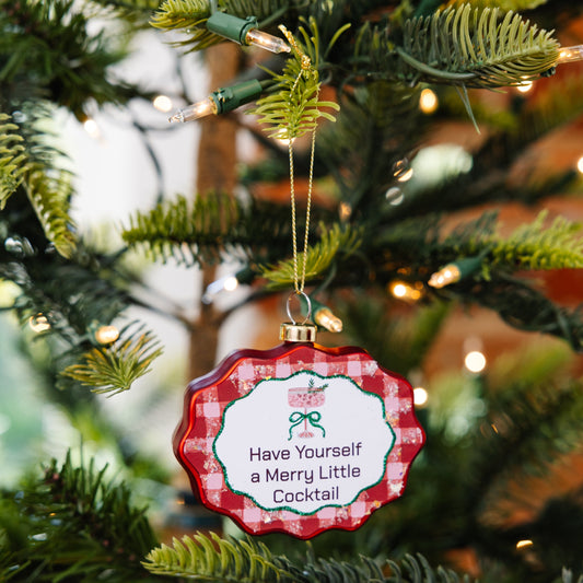 Scallop Ornament - Merry Little Cocktail