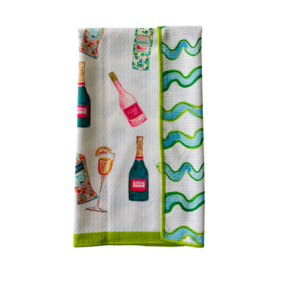 Cocktails Double-Sided Tea Towel