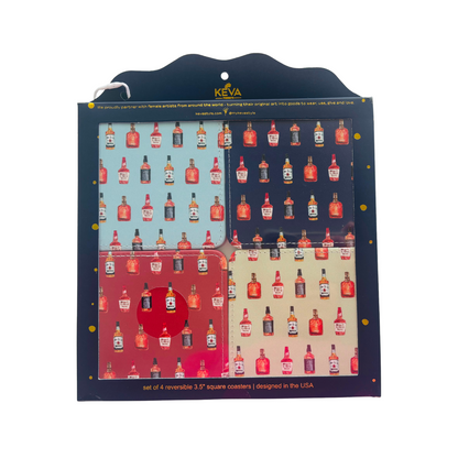 Bourbon Trail Coasters, Set of 4