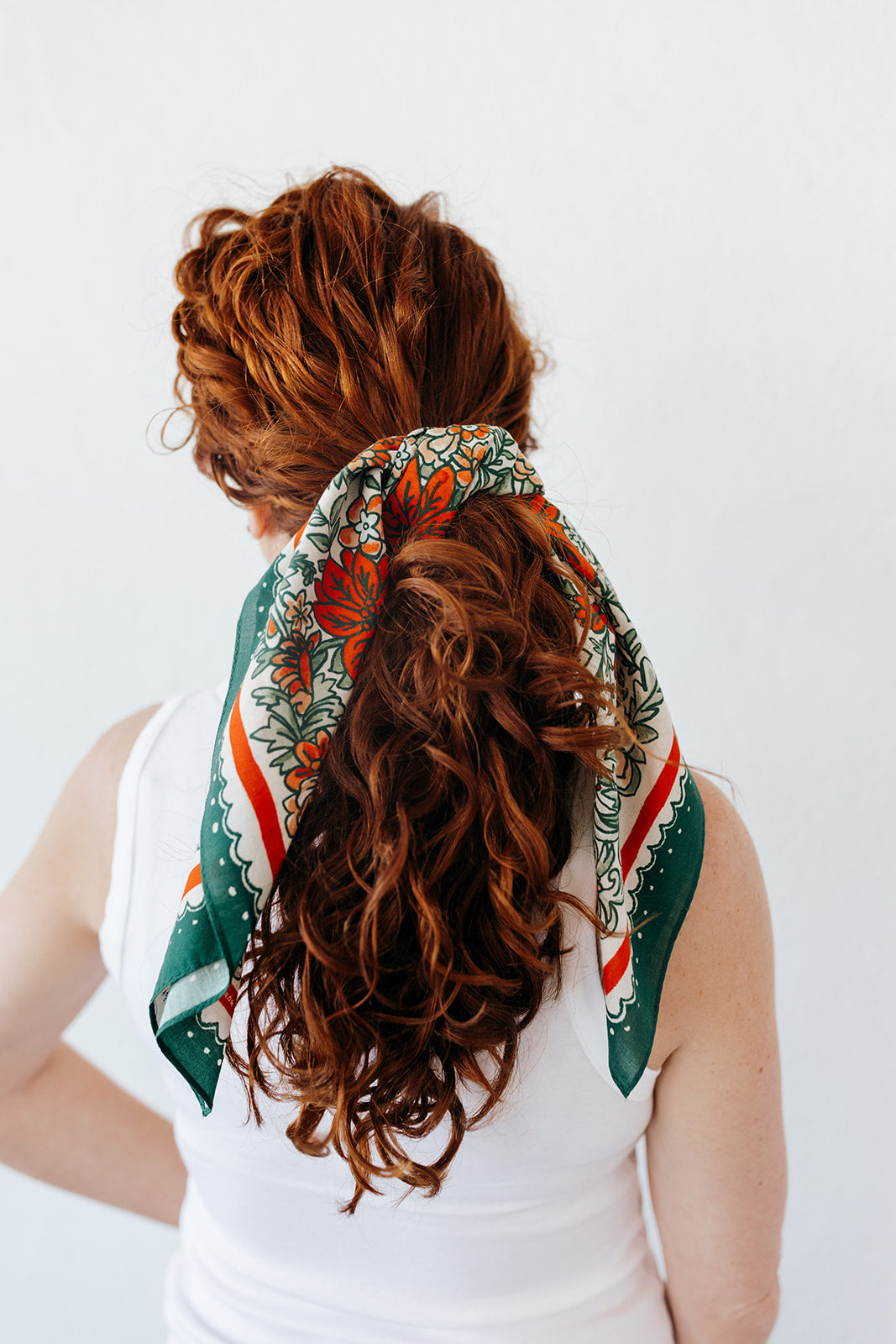 Holly and Ivy Wreath Scarf Bandana