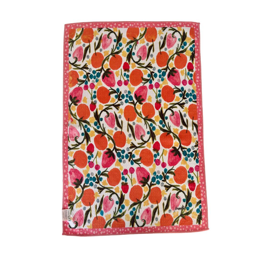 Tutti Frutti Double-Sided Tea Towel