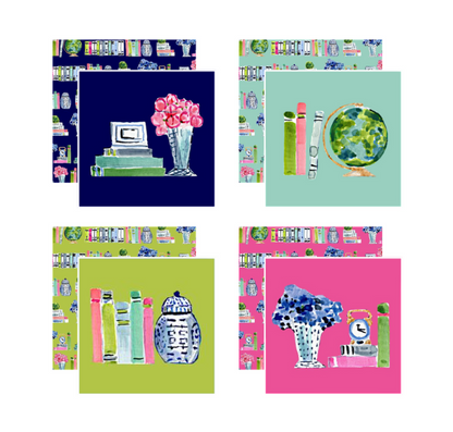 Believe in Your(Shelf) Coasters, Set of 4