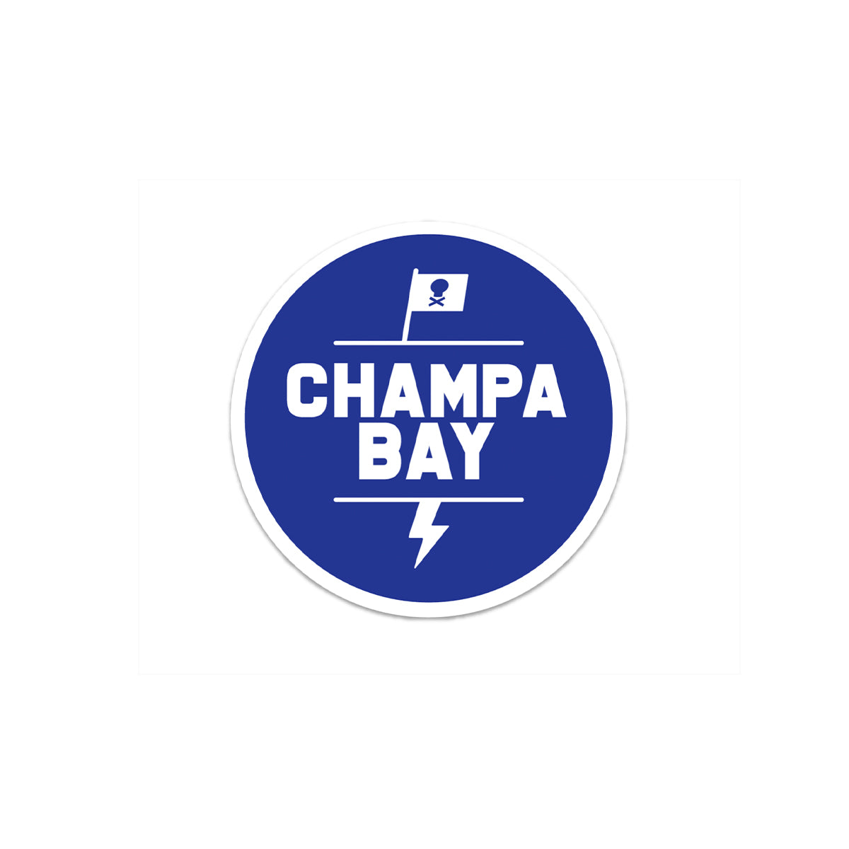 Champa Bay - Bolts Sticker (Round)