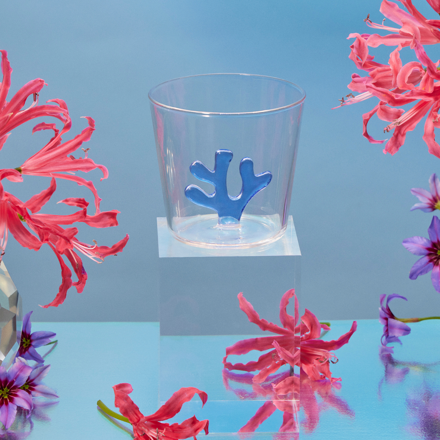 Whimsical Coral Tumblers
