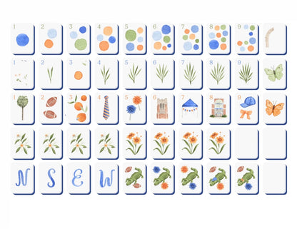 Keva UF Mahjong Tiles & Mat