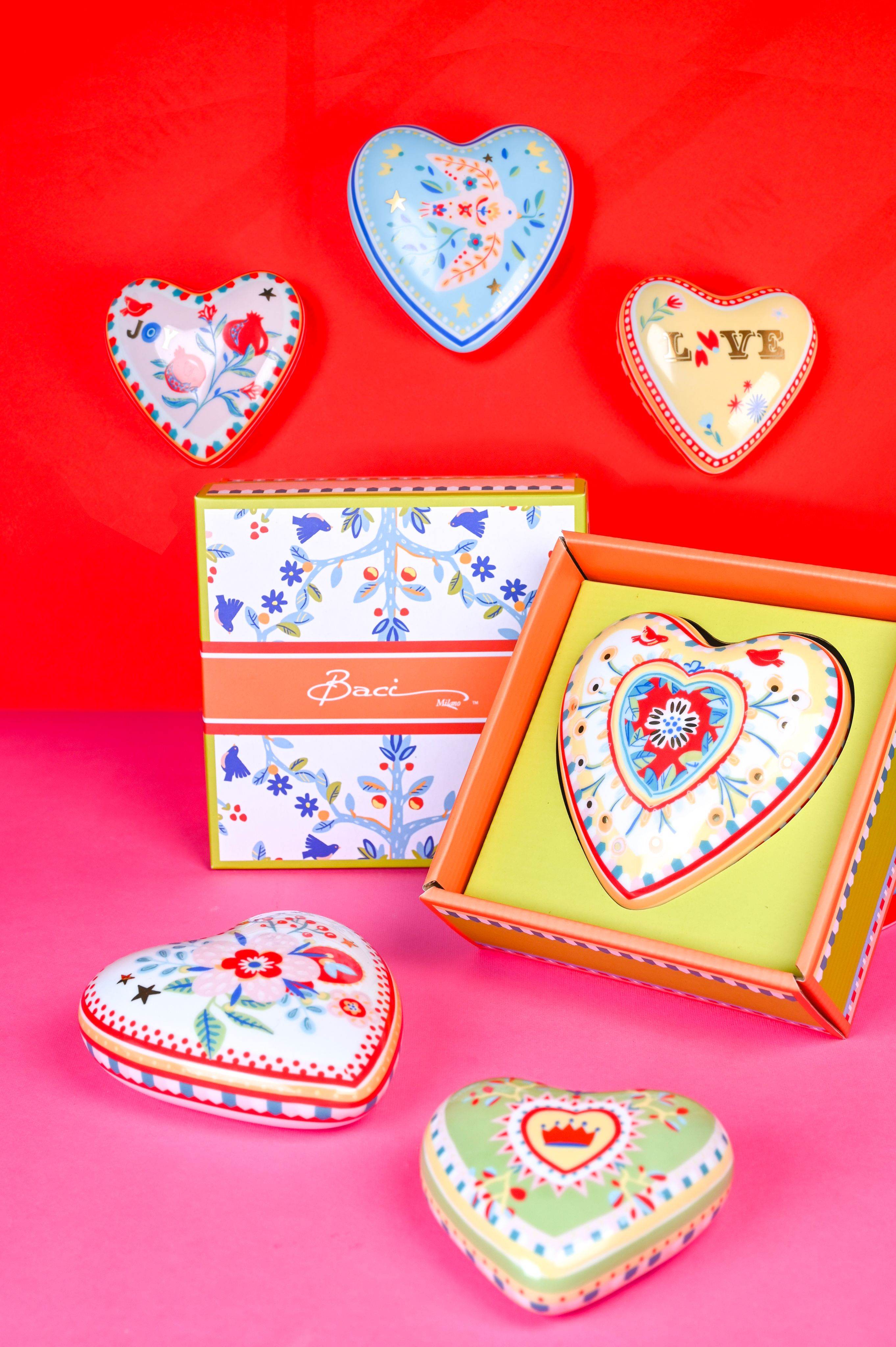Small Decorative Heart - Pomegranate Design