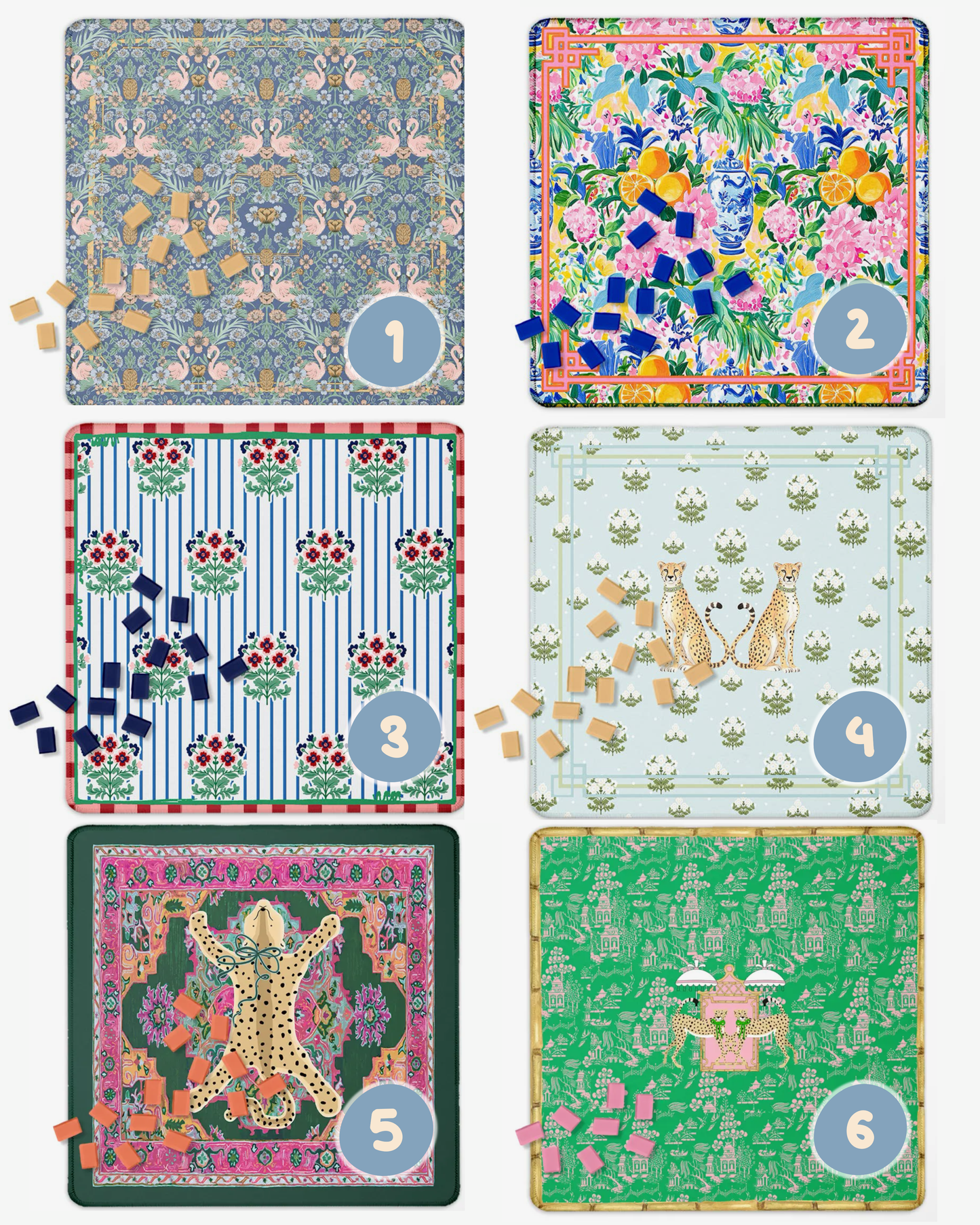 PREORDER “The Favorites” Neoprene Mahjong Mats
