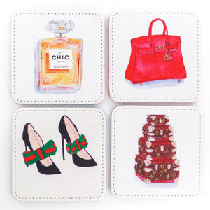 So Chic Coasters Set of 4