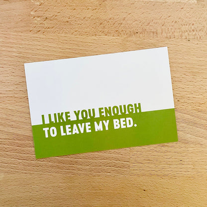 I Like You Enough | Postcard Pack