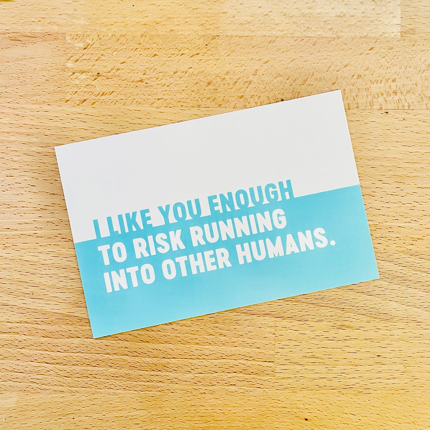 I Like You Enough | Postcard Pack