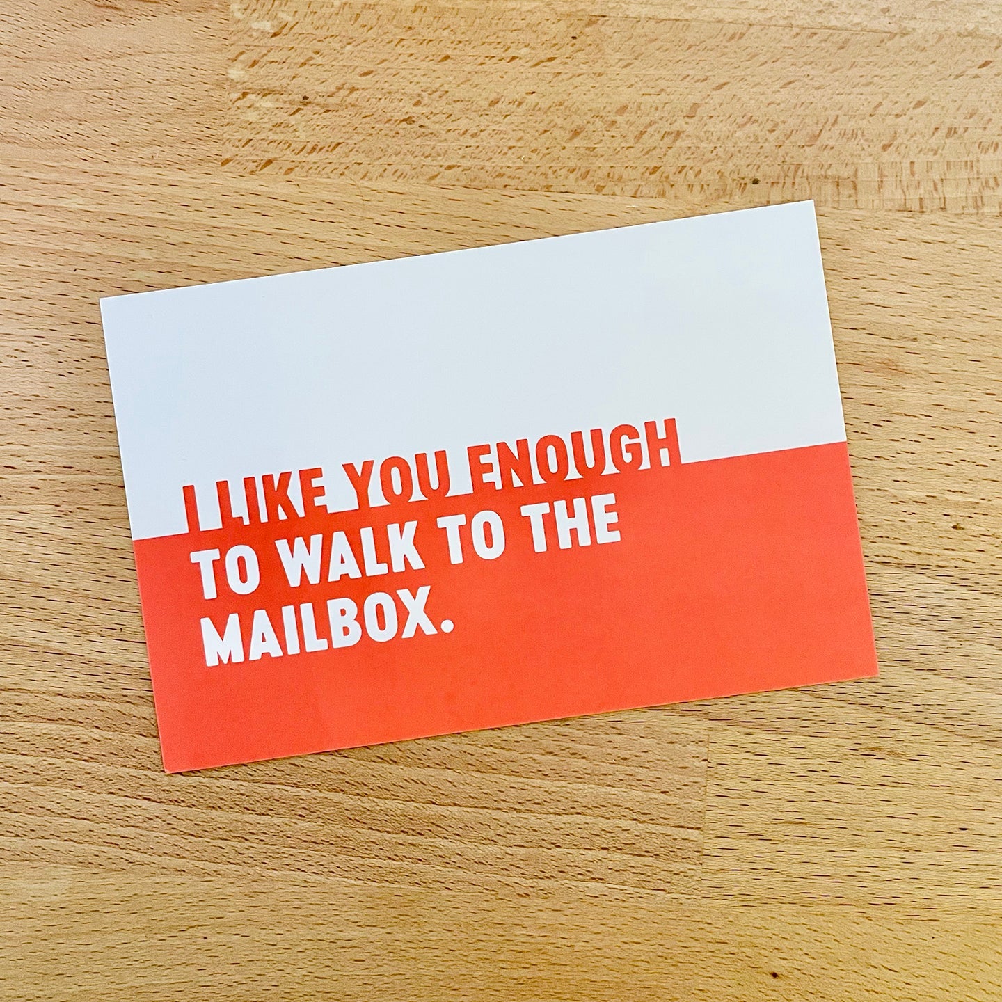 I Like You Enough | Postcard Pack