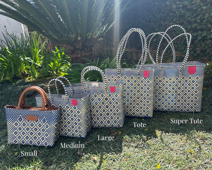 Sunset Woven Super Tote