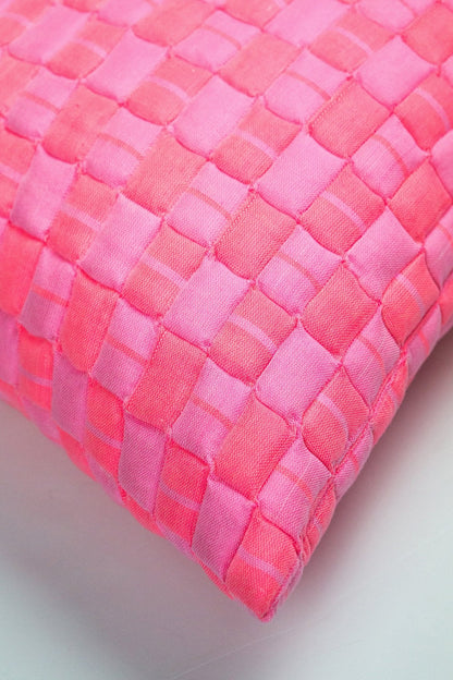 Backordered: Sujani Quilted Pillow - Neon Pink