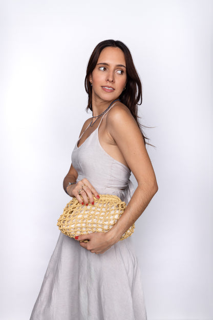 Ola Crochet Clutch