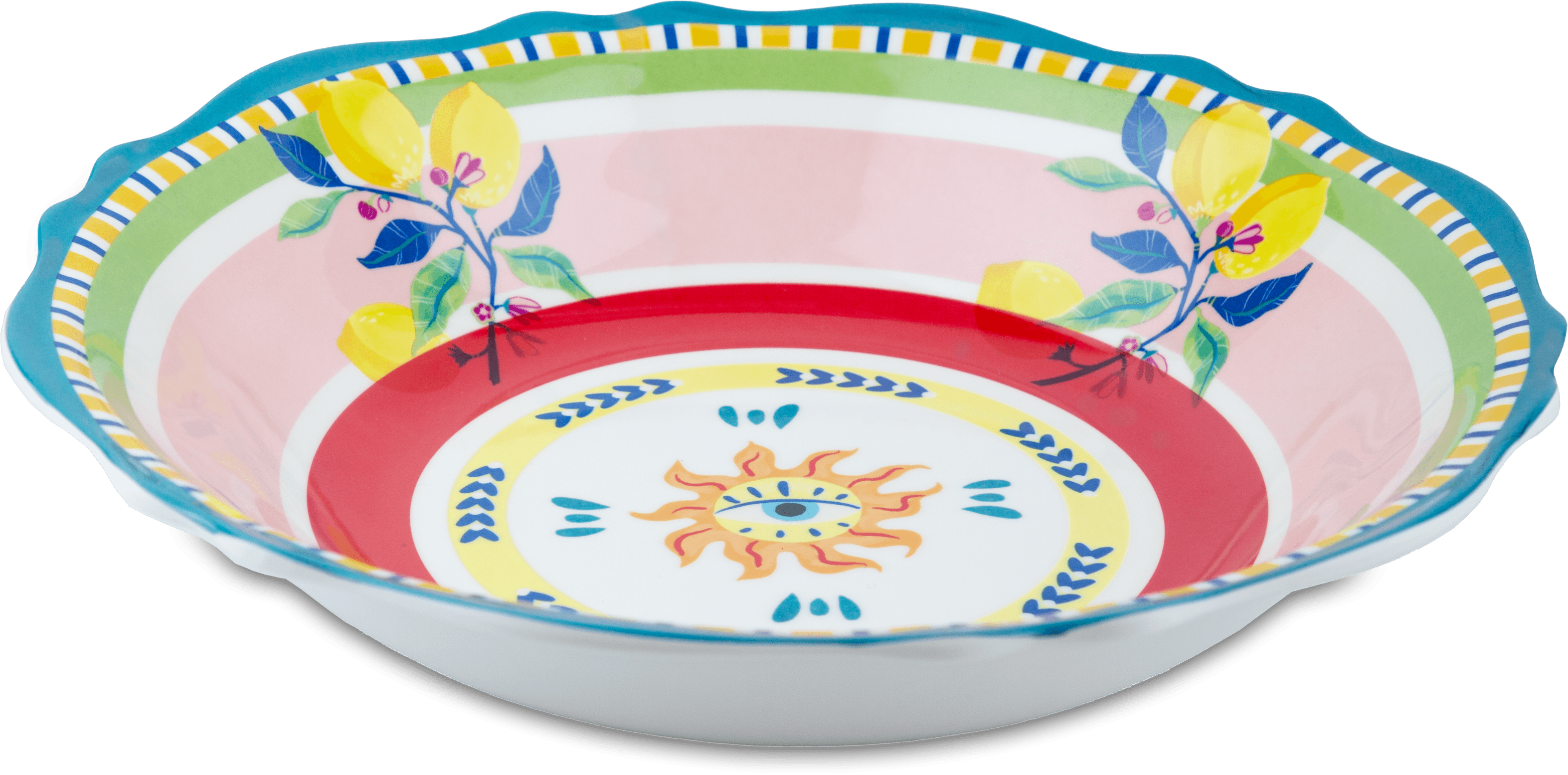 Decorative Melamine Salad Bowl