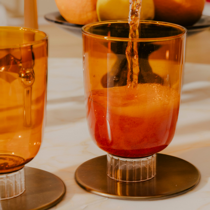 Romantic Stemless Wine Glasses