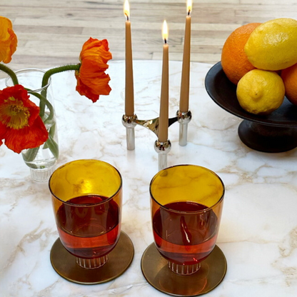 Romantic Stemless Wine Glasses