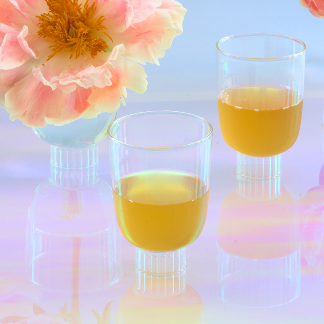 Romantic Stemless Wine Glasses