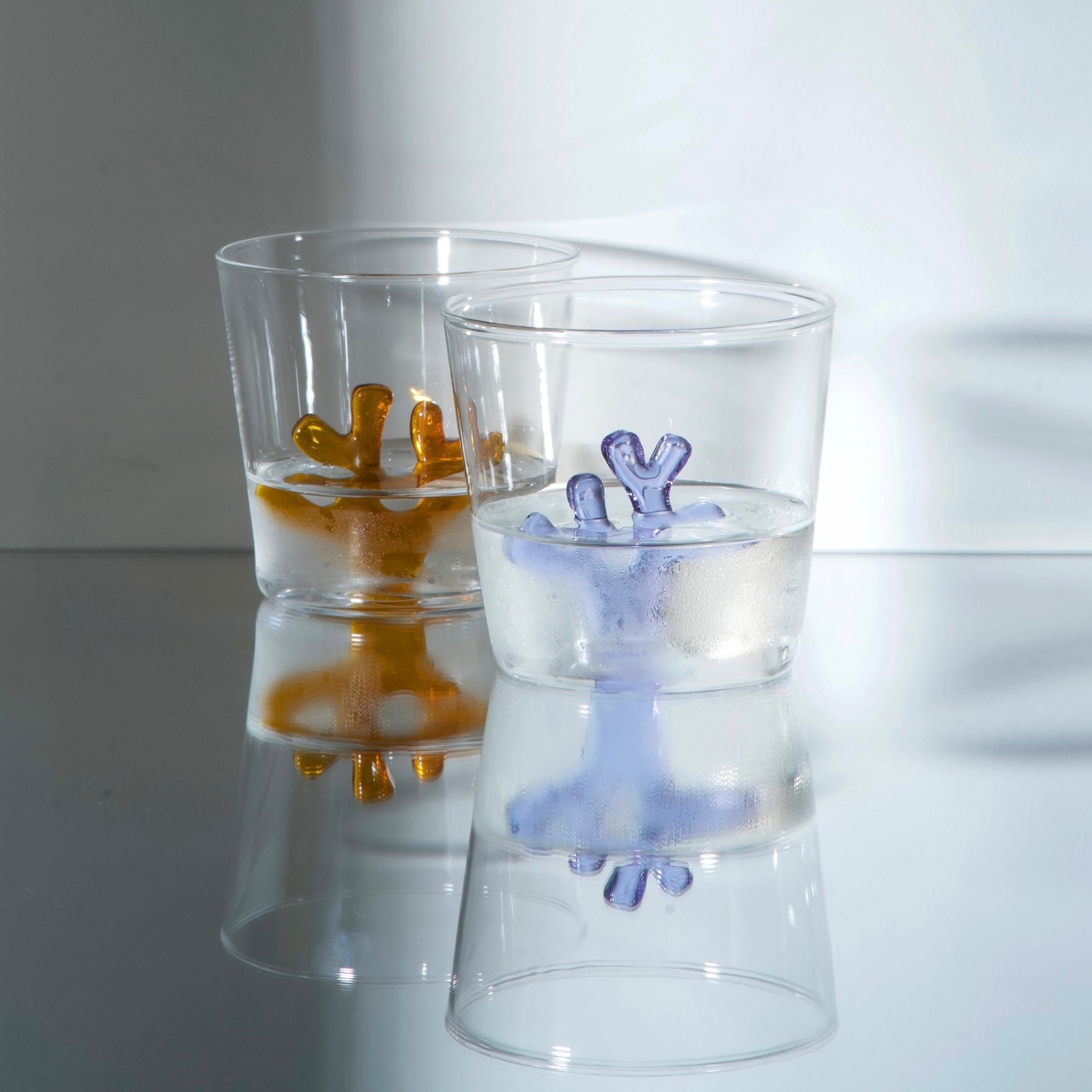 Whimsical Coral Tumblers