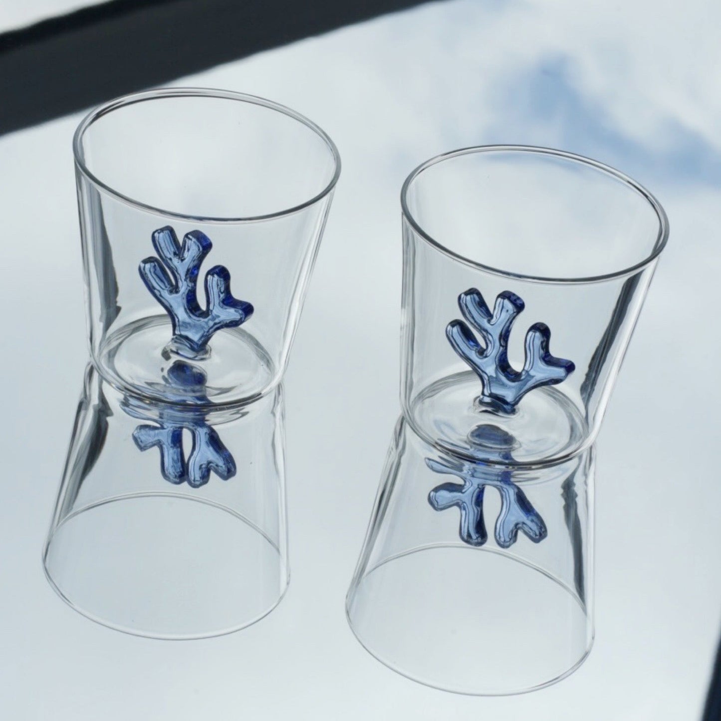 Whimsical Coral Tumblers