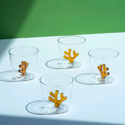 Whimsical Coral Tumblers