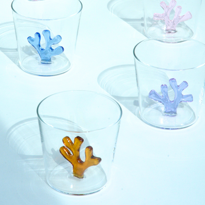 Whimsical Coral Tumblers