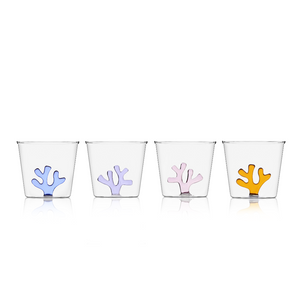 Whimsical Coral Tumblers