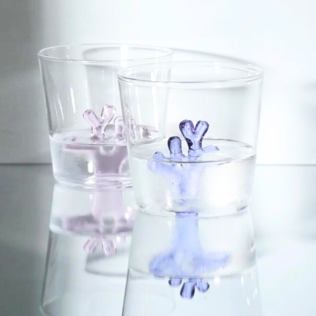 Whimsical Coral Tumblers