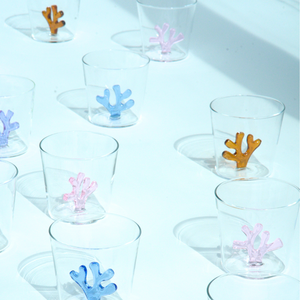 Whimsical Coral Tumblers