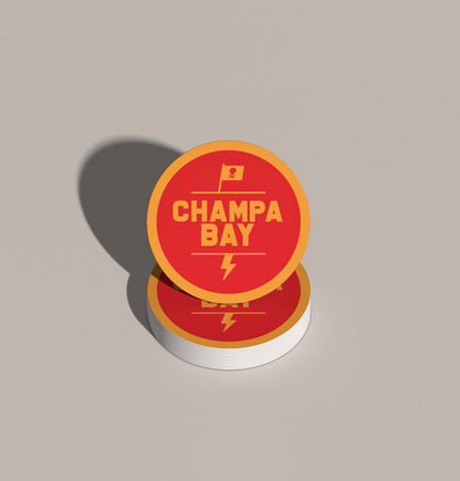 Champa Bay Bucs // Coaster Set (4)