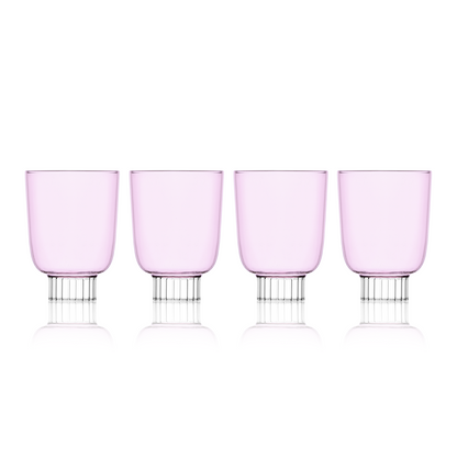 Romantic Stemless Wine Glasses