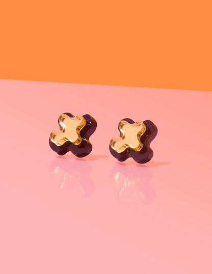 Abstract Blob Stud Earrings