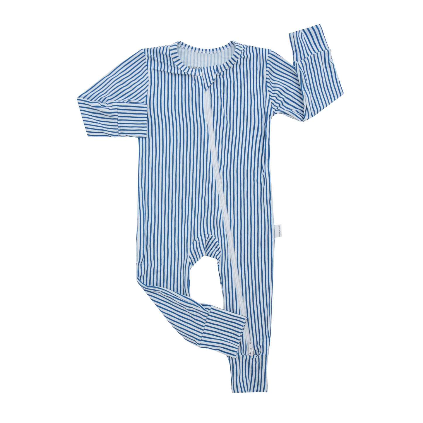 Cabana Stripe Zippered Romper
