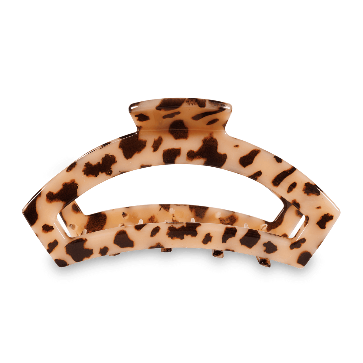 Open Blonde Tortoise Large Hair Clip