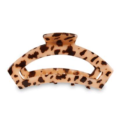 Open Blonde Tortoise Large Hair Clip
